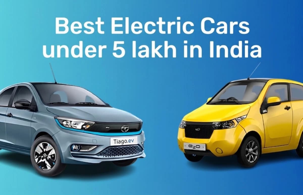 Electric Cars Under 5 Lakh in India