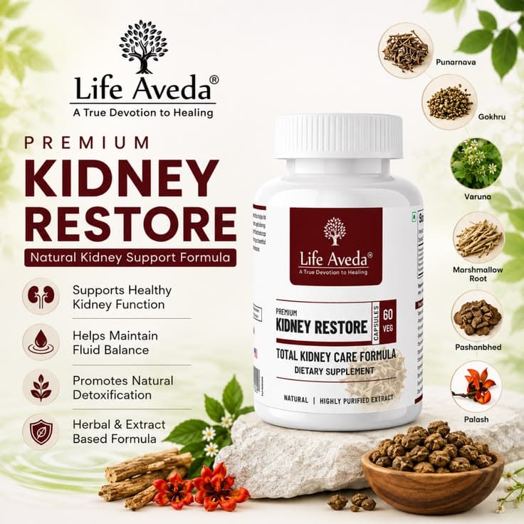 Kidney Restore – Ayurvedic Guide to Kidney & Urinary Wellness