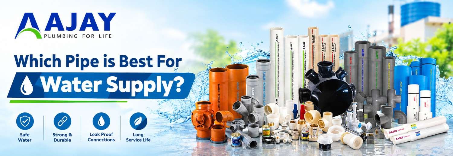 Which Pipe is Best For Water Supply? A Complete Guide for Homes