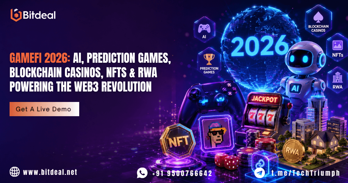 GameFi 2026: AI, Prediction Games, Blockchain Casinos, NFTs & RWA Powering the Web3 Revolution