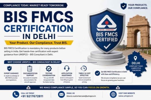 BIS FMCS Certification in Delhi: A Practical Guide for Foreign Manufacturers