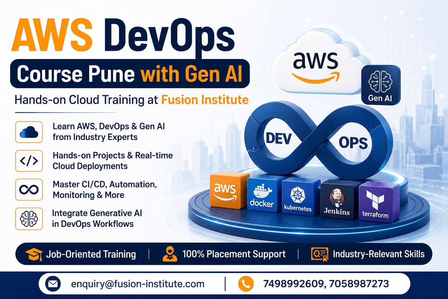 AWS DevOps Course Pune with Gen AI | Hands-on Cloud Training at Fusion Institute