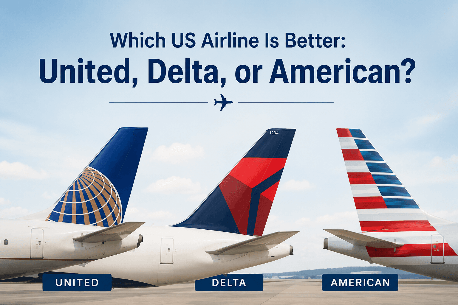 Which U.S. Airline Is Better in 2026: Delta vs United vs American Airlines?