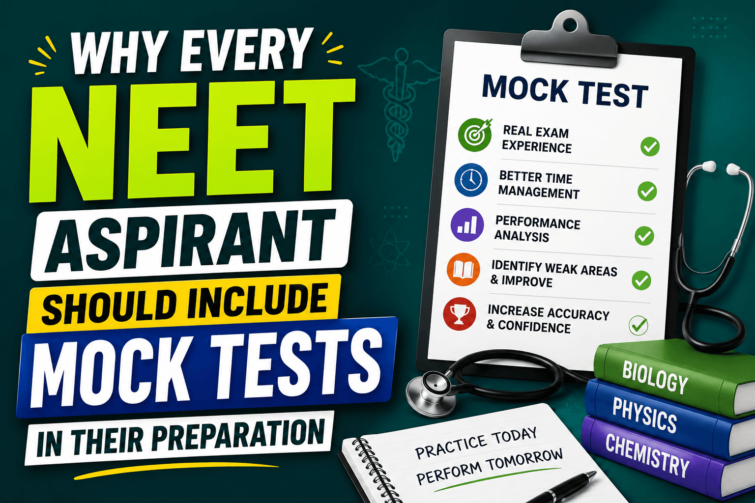 Why Every NEET Aspirant Should Include Mock Tests in Their Preparation