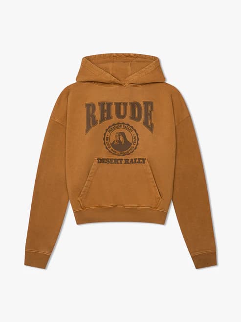 Cropped Desert Valley Brown Rhude Hoodie: Easy UK Style Guide