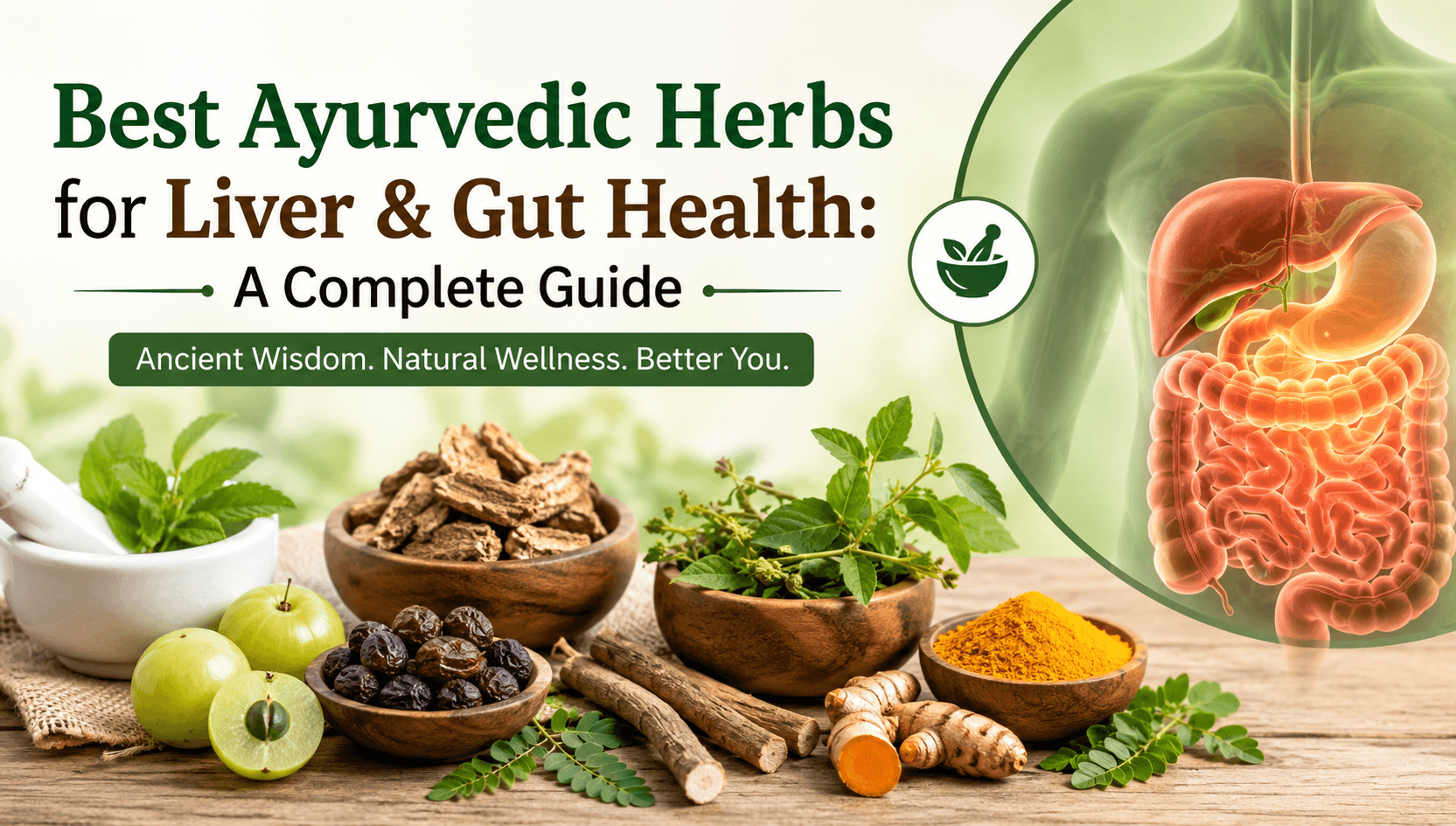 Best Ayurvedic Herbs for Liver and Gut Health: A Complete Guide
