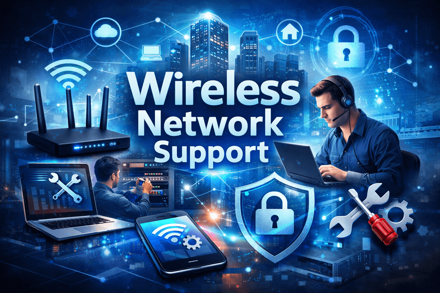 Wireless Network Support: Ensuring Fast, Stable, and Secure Connectivity