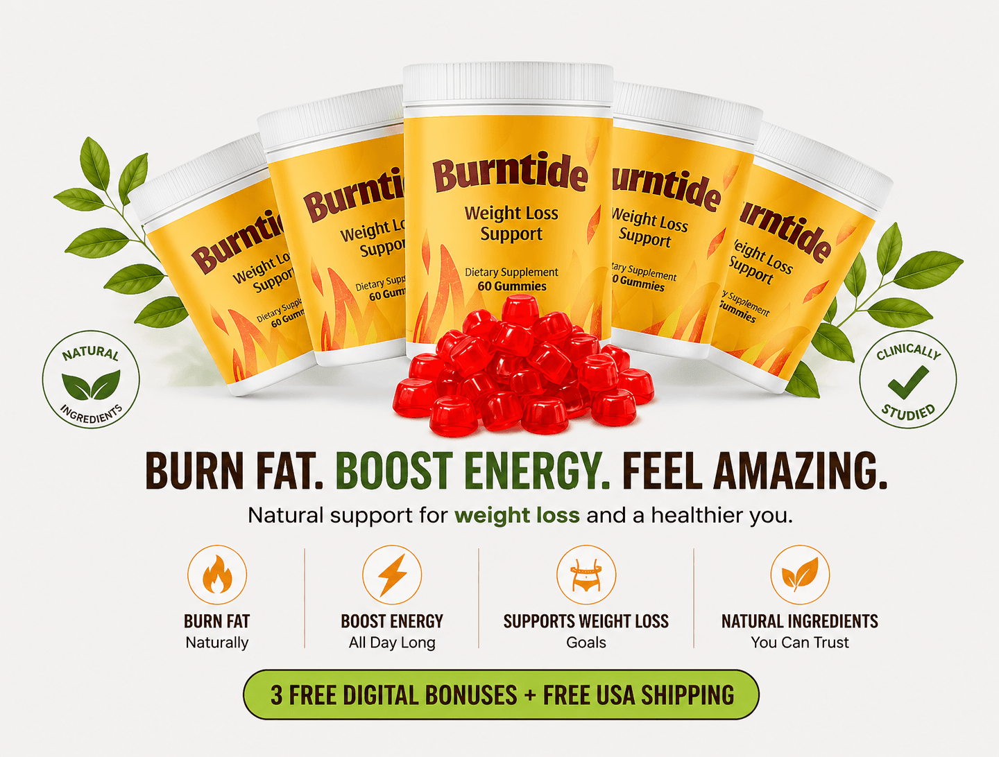 BurnTide Weight Loss Gummies Before and After Results