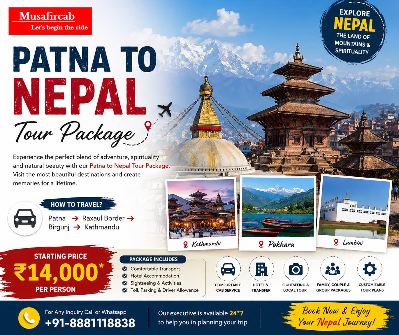 Why Choose a Patna to Nepal Tour Package for Your Next International Trip?