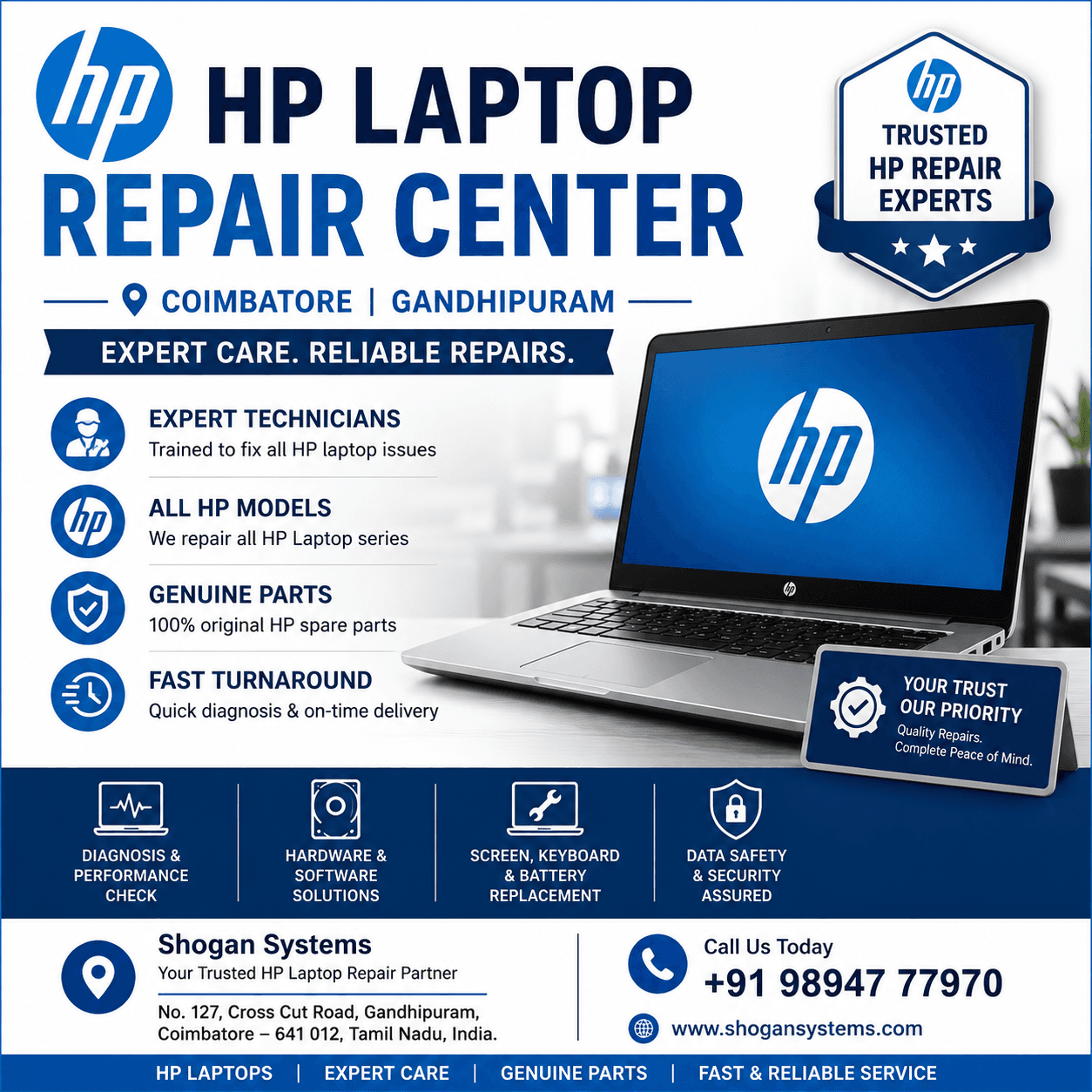 laptop service center in Coimbatore