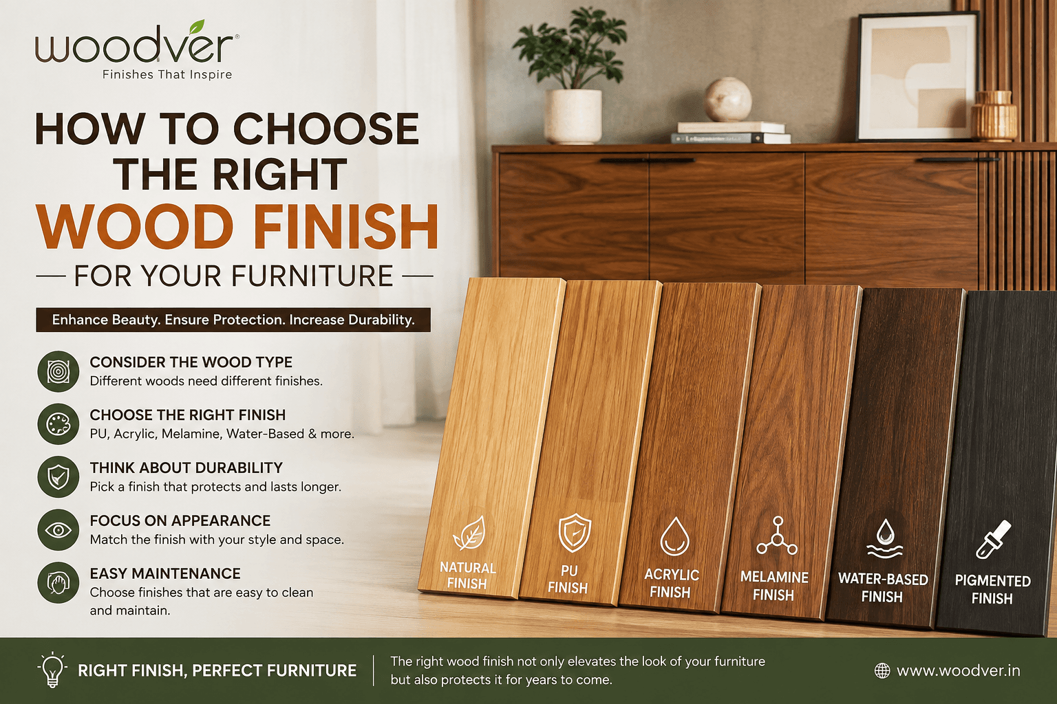 How to Choose the Right Wood Finish for Your Furniture