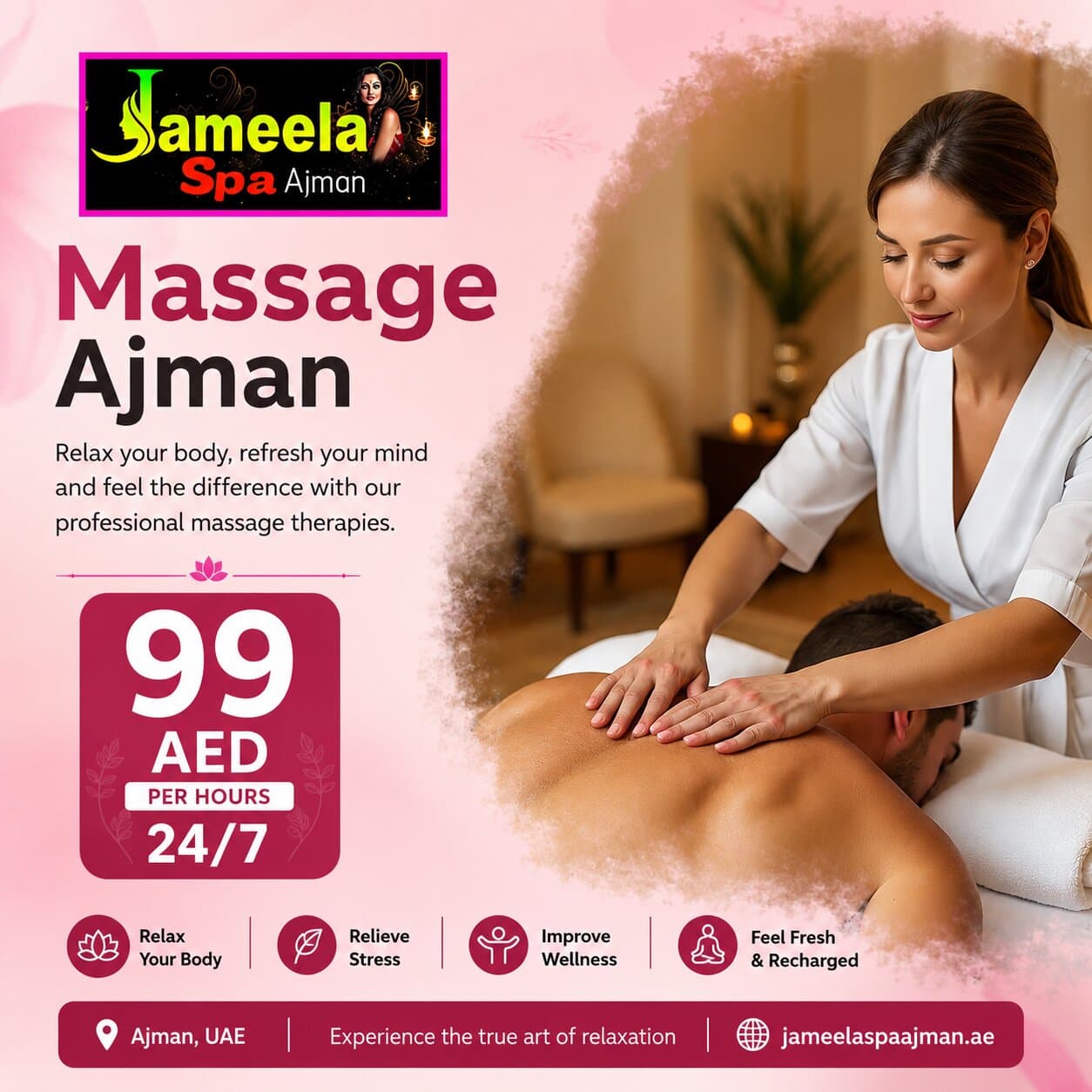 Why Massage Spa Ajman Is Popular for Weekend Relaxation