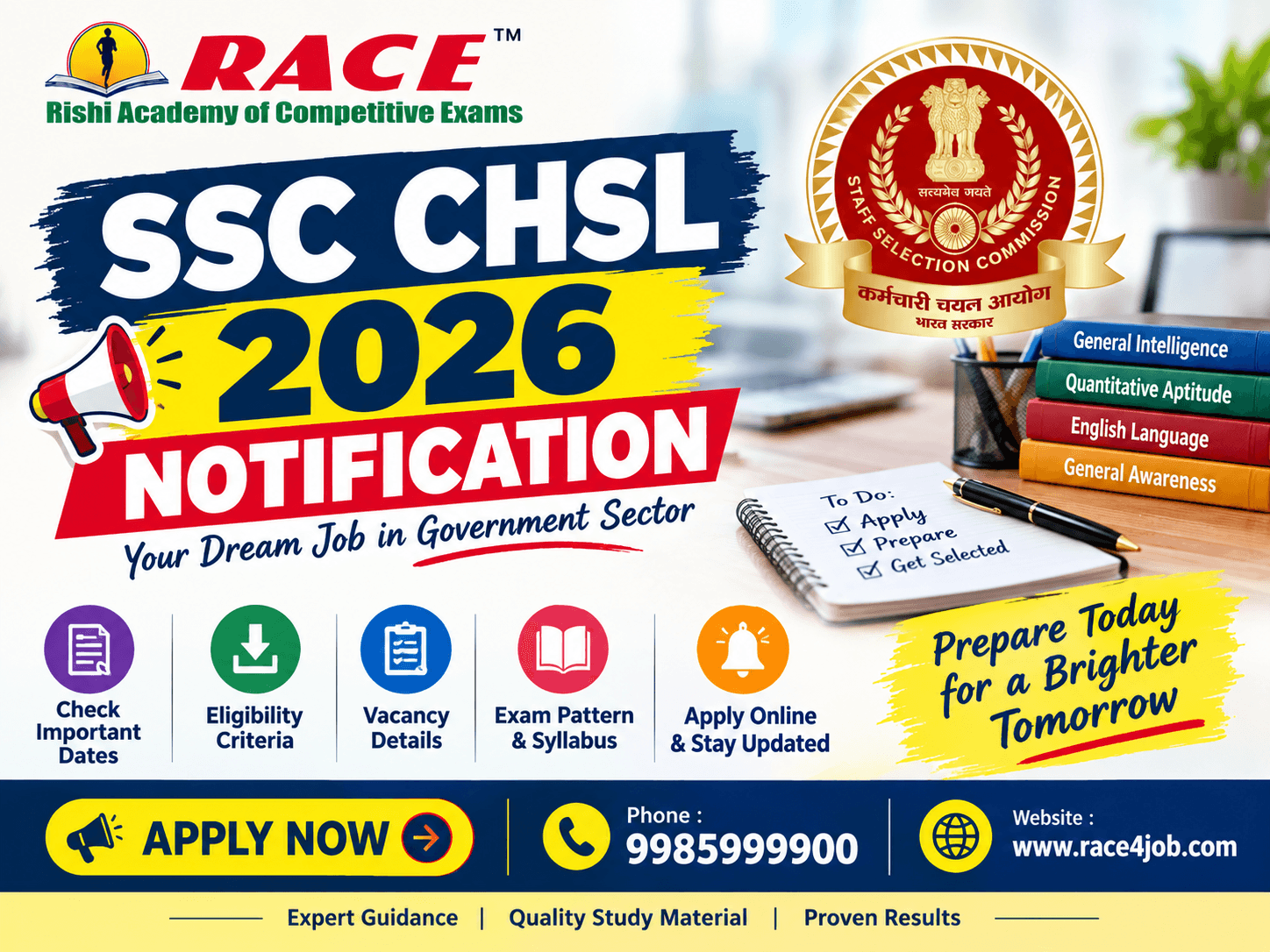 RACE Institute: Your Preparation Partner for SSC CHSL 2026
