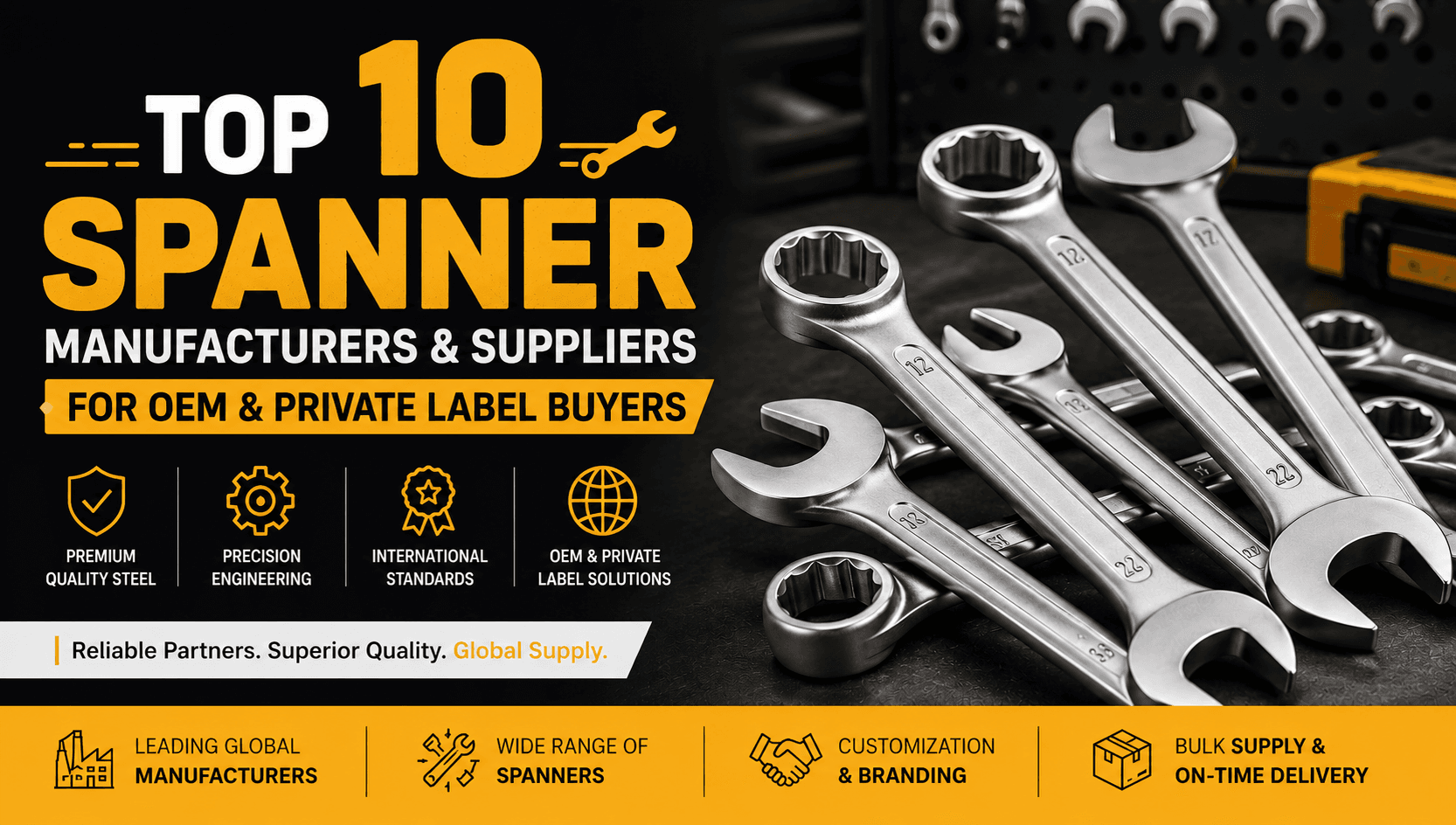 Top 10 Spanner Manufacturers and Suppliers for OEM and Private Label Buyers