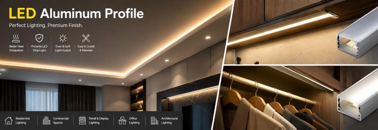 LED Aluminum Profile: The Smart Solution For Modern LED Lighting Installations