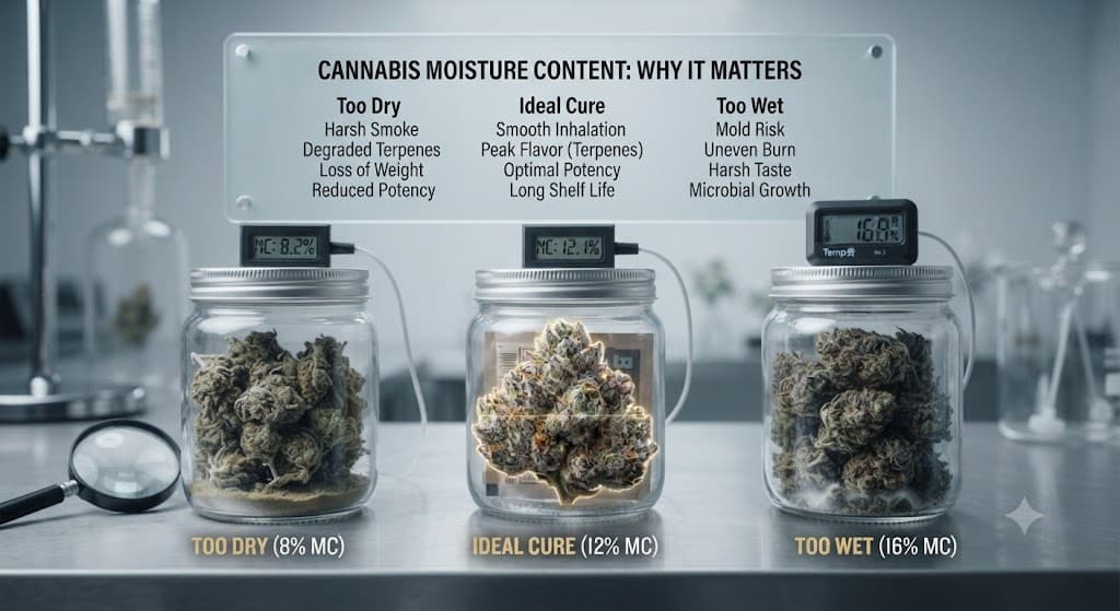 Cannabis Moisture Content: Why It Matters