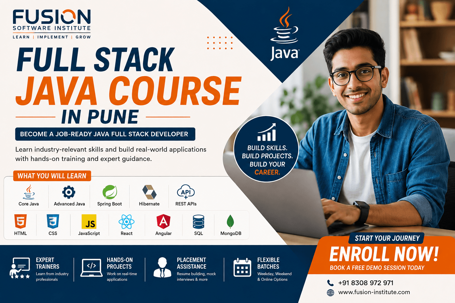 Build a Successful IT Career with the Best Full Stack Java Course in Pune