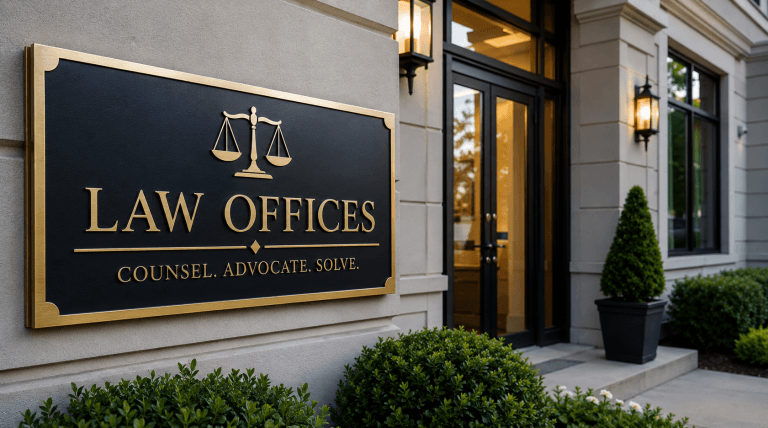5 Law Office Signs Design Mistakes That Can Make a Professional Practice Look Unwelcoming