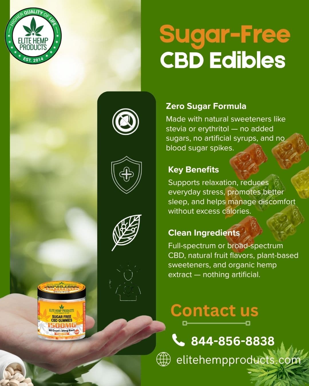 Are Sugar-Free CBD Edibles Better? Benefits, Ingredients & Who Should Choose Them