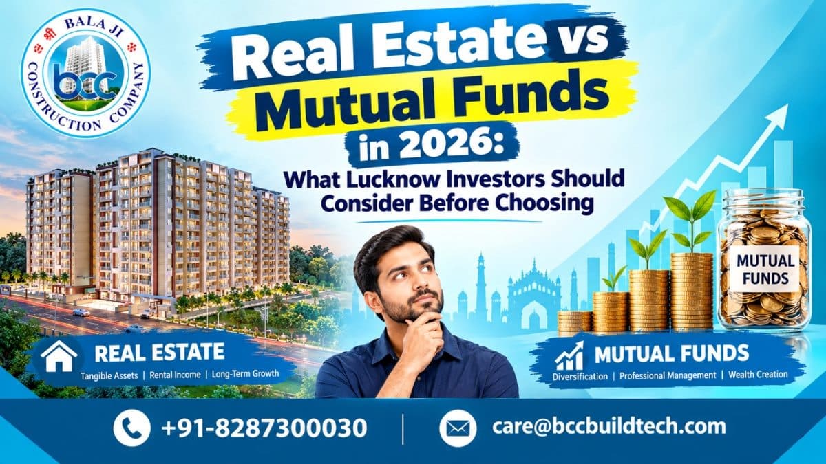Real Estate vs Mutual Funds in 2026: What Lucknow Investors Should Consider Before Choosing