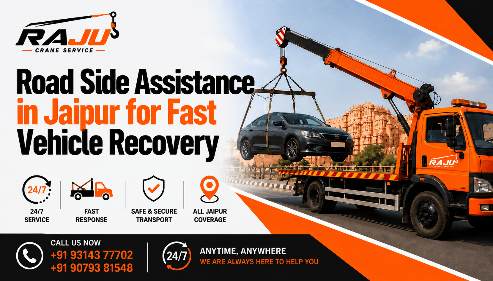 Road Side Assistance in Jaipur for Fast Vehicle Recovery