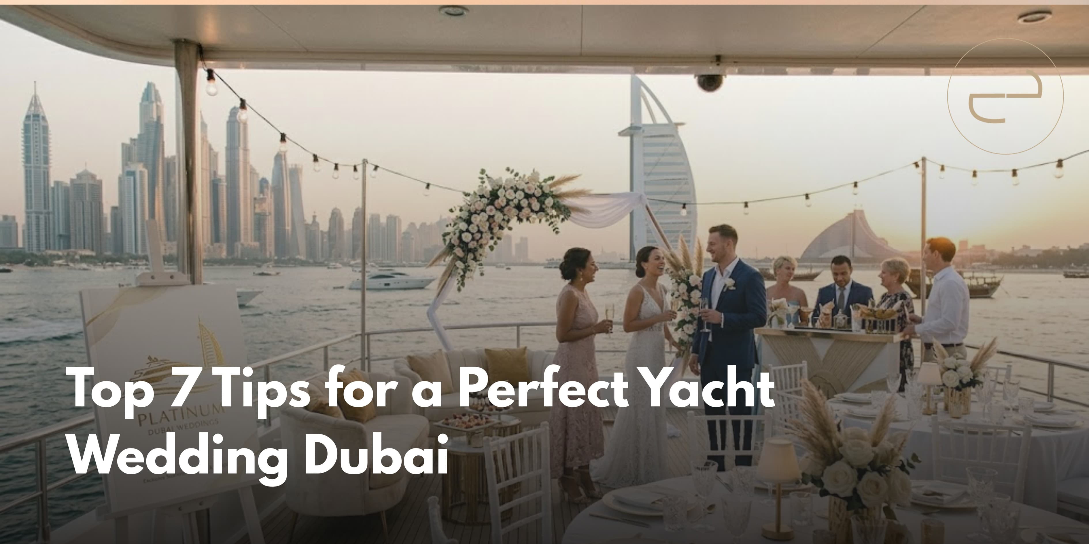Top 7 Tips for a Perfect Yacht Wedding Dubai