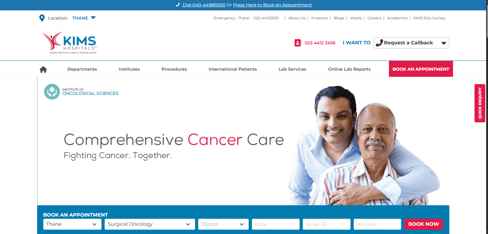 Surgical Oncology in Thane Advanced Cancer Surgery at KIMS Hospitals