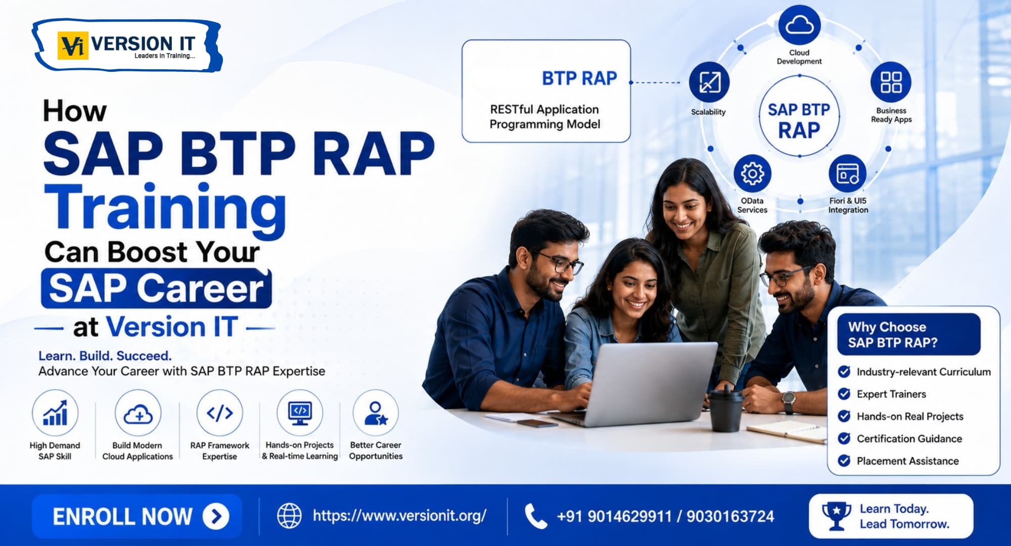 SAP BTP RAP Training Can Boost Your SAP Career at Version IT