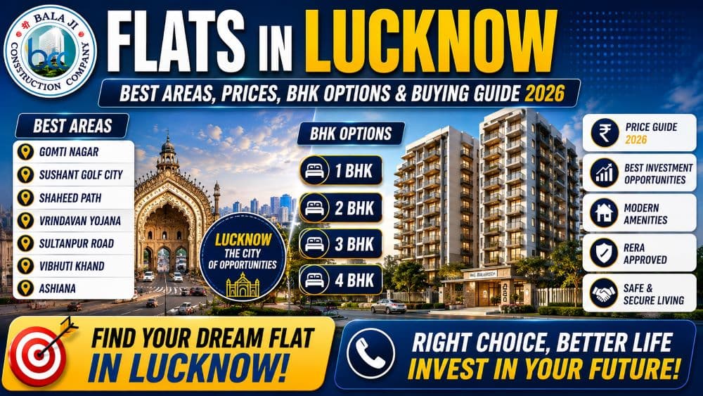 Flats in Lucknow: Best Areas, Prices, BHK Options & Buying Guide 2026