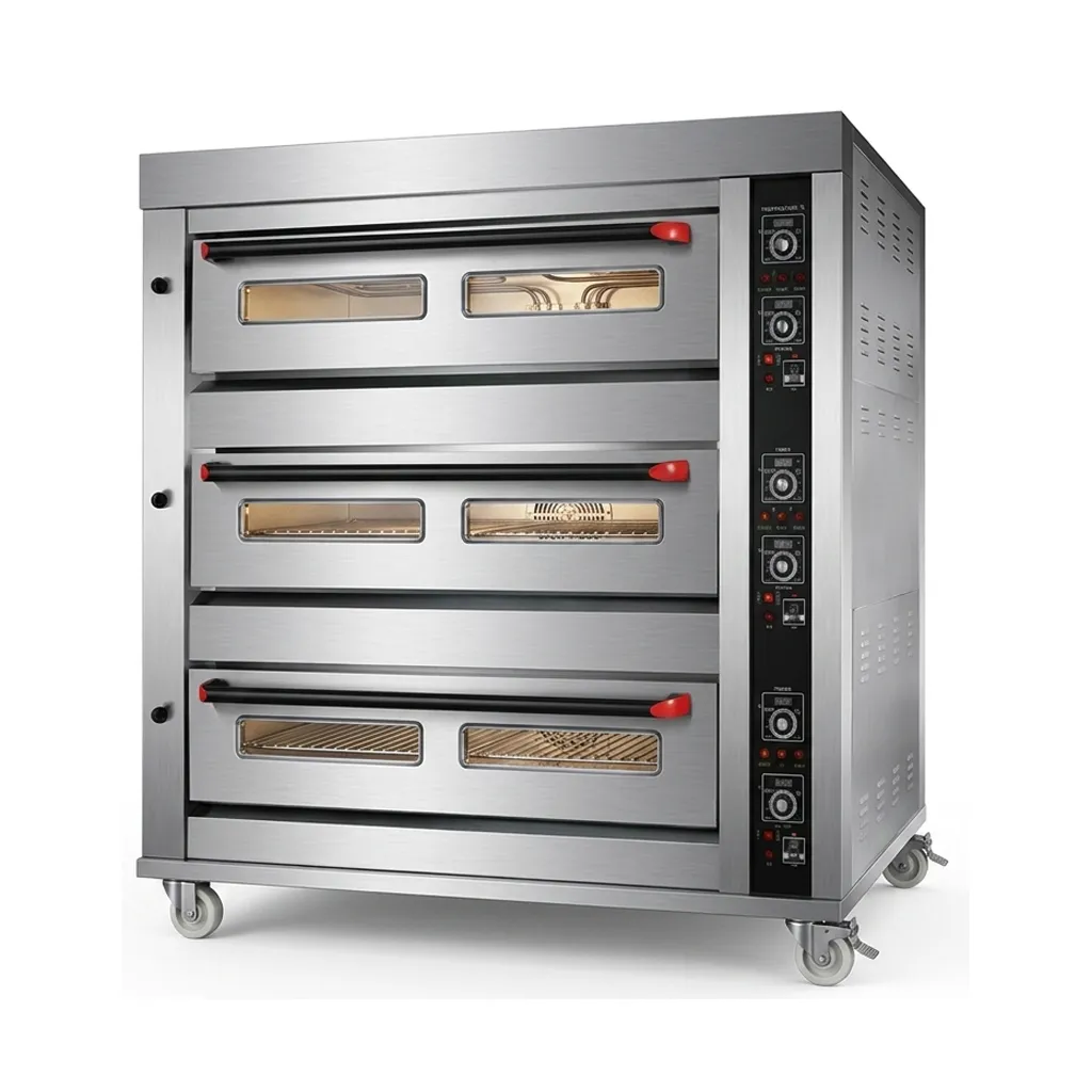 Gas 3 Decks Oven 9 TRAYS YCQ-3-9D
