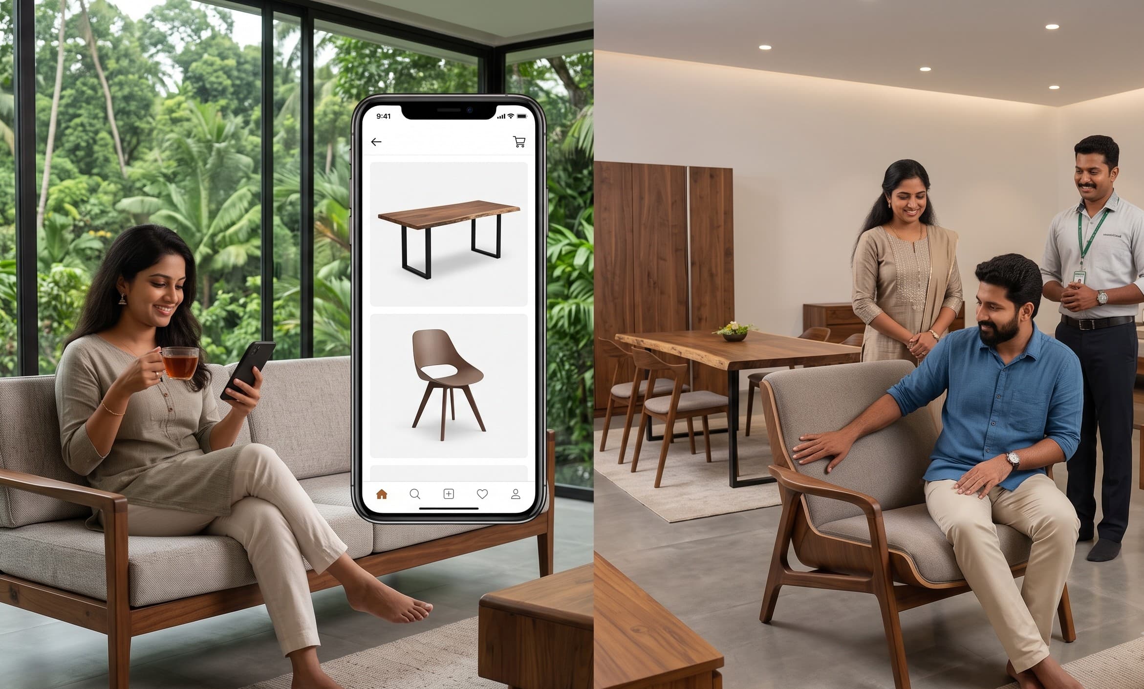 Furniture Online Shopping in Kerala vs Buying from a Showroom: Which Is Better?