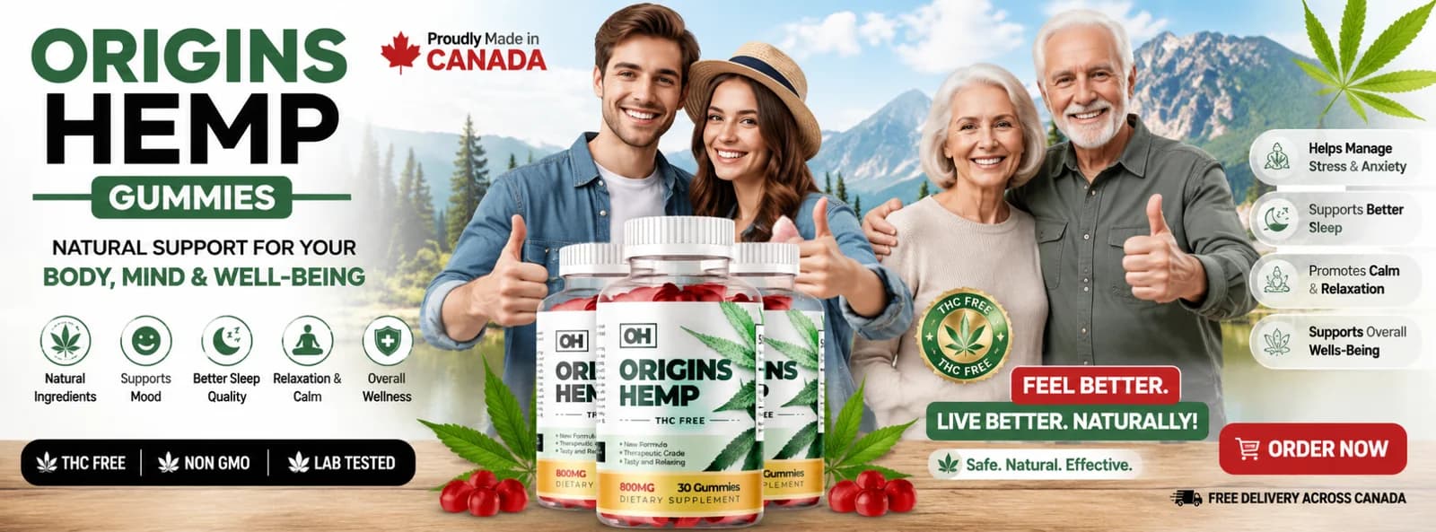 Origins Hemp Gummies Canada