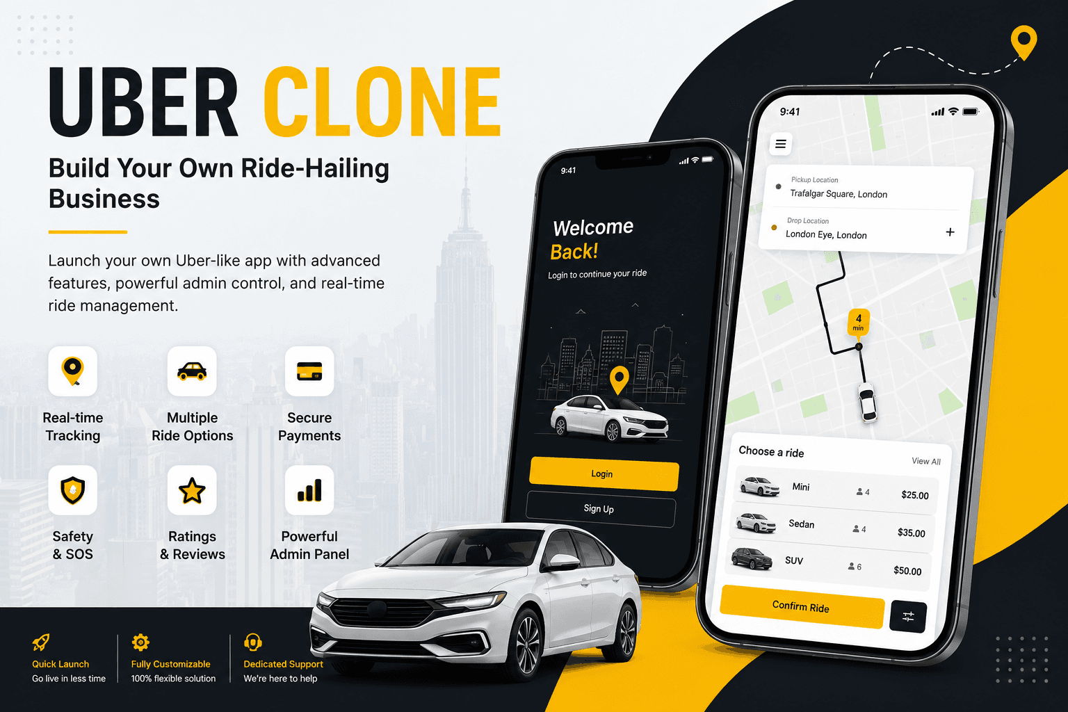Launch Your Own Ride-Hailing Platform with an Uber Clone App