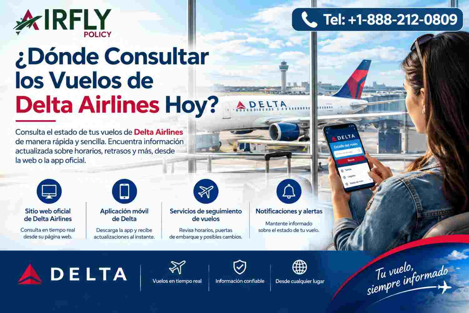 ¿Dónde Consultar los Vuelos de Delta Airlines Hoy?