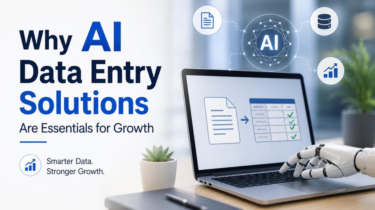 Data Entry Services Powered by Smarter AI Workflows