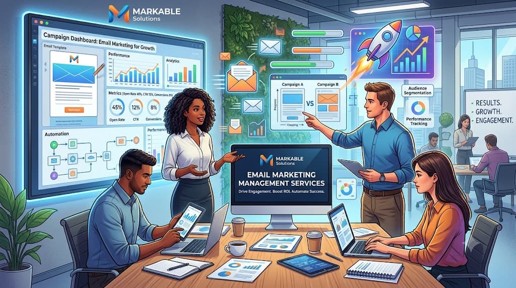 Email Marketing Management Services - Markable Solutions