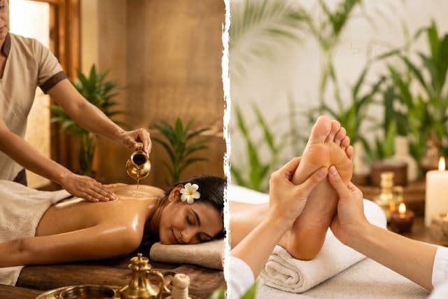 Ayurvedic Massage vs. Reflexology