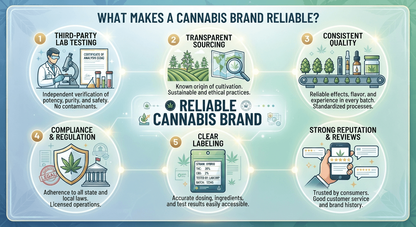 What Makes a Cannabis Brand Reliable?