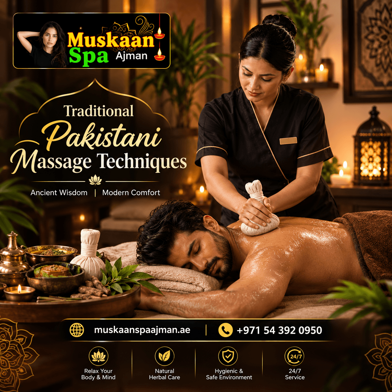 Unique Pakistani Massage Techniques at a Trusted Massage Center Ajman