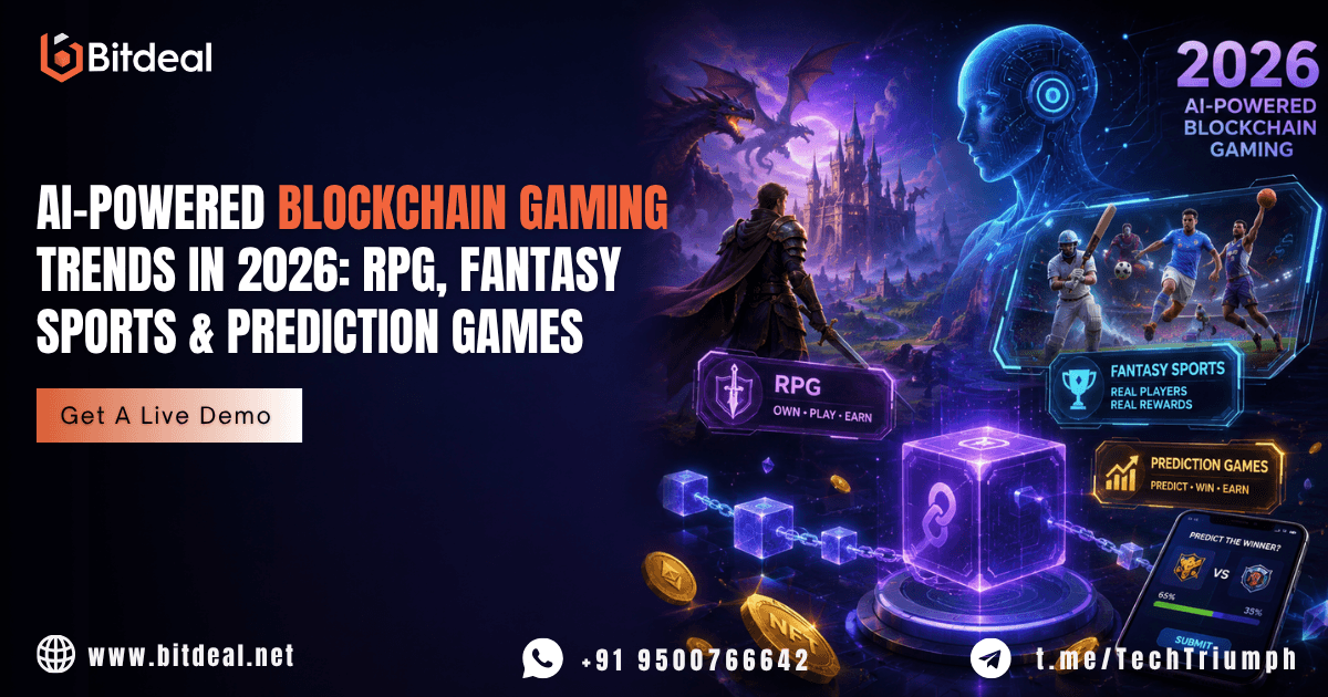 AI-Powered Blockchain Gaming Trends in 2026: RPG, Fantasy Sports & Prediction Games