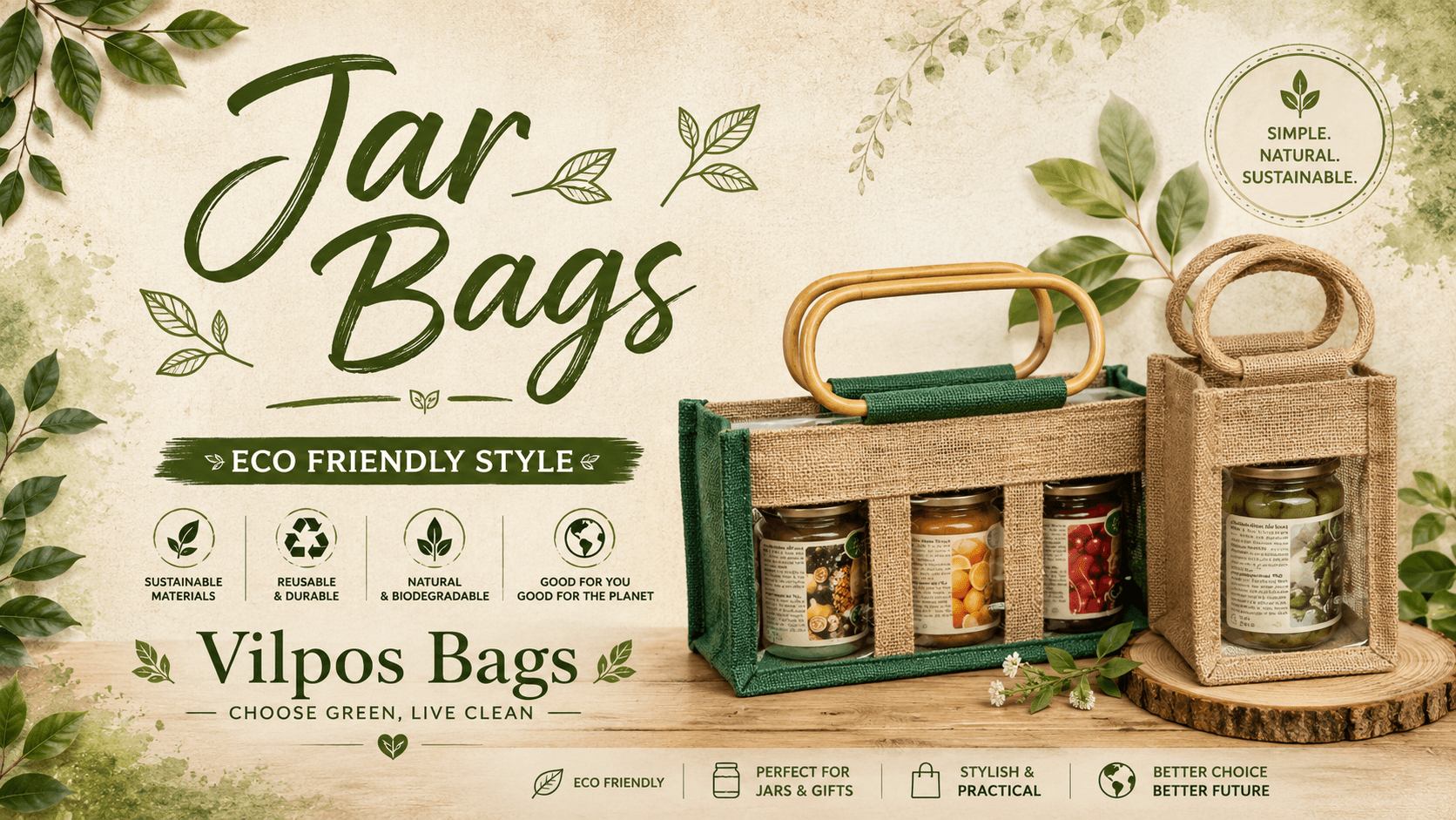 Best Quality Jar Bags Manufacturer and Supplier in India