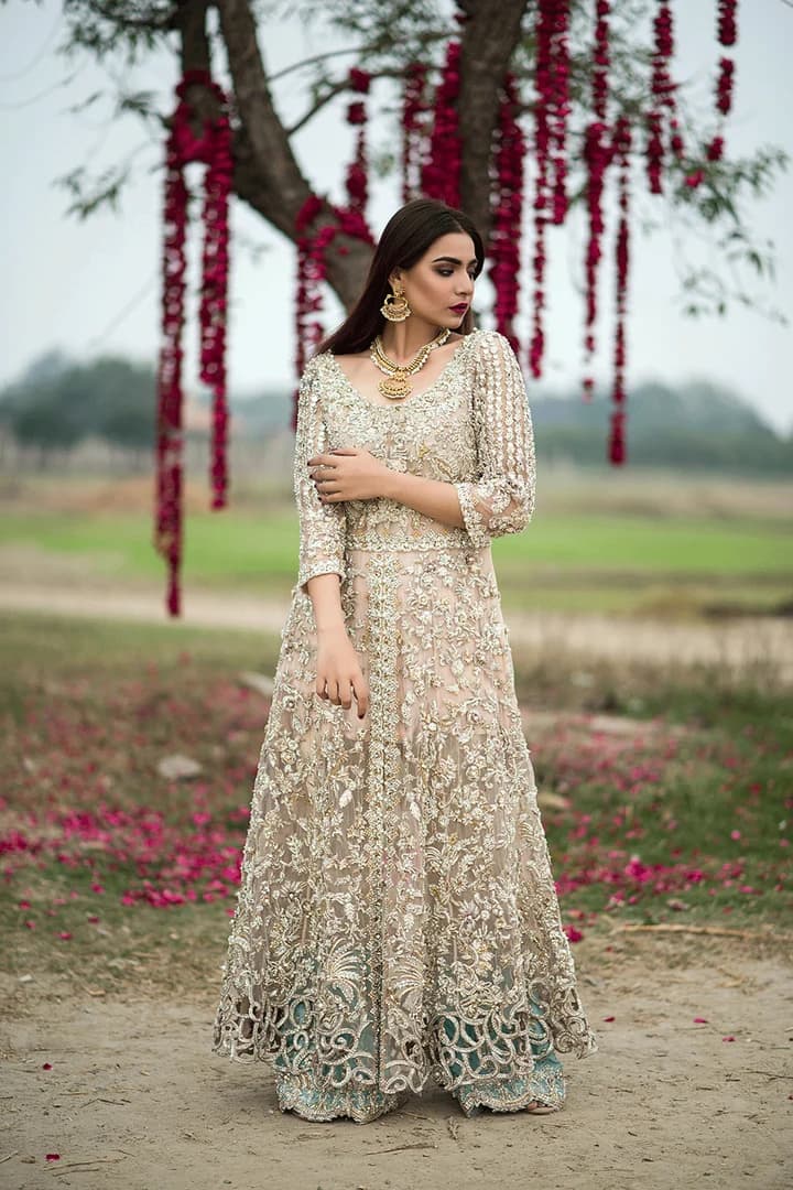 Modern Pakistani Mehndi Dresses