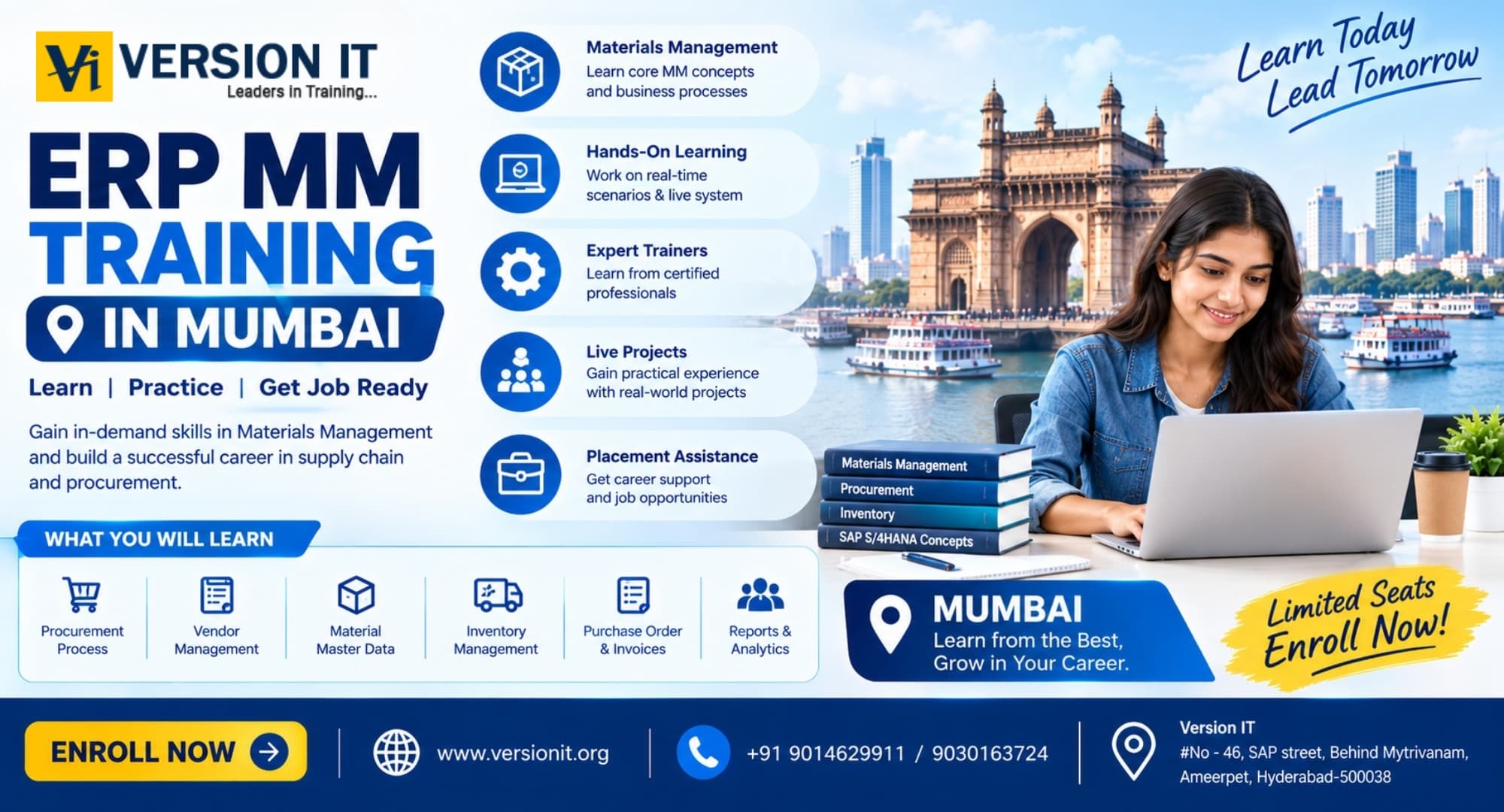 SAP MM Training in Mumbai at Version IT: Build Practical Skills through Real-Time Projects