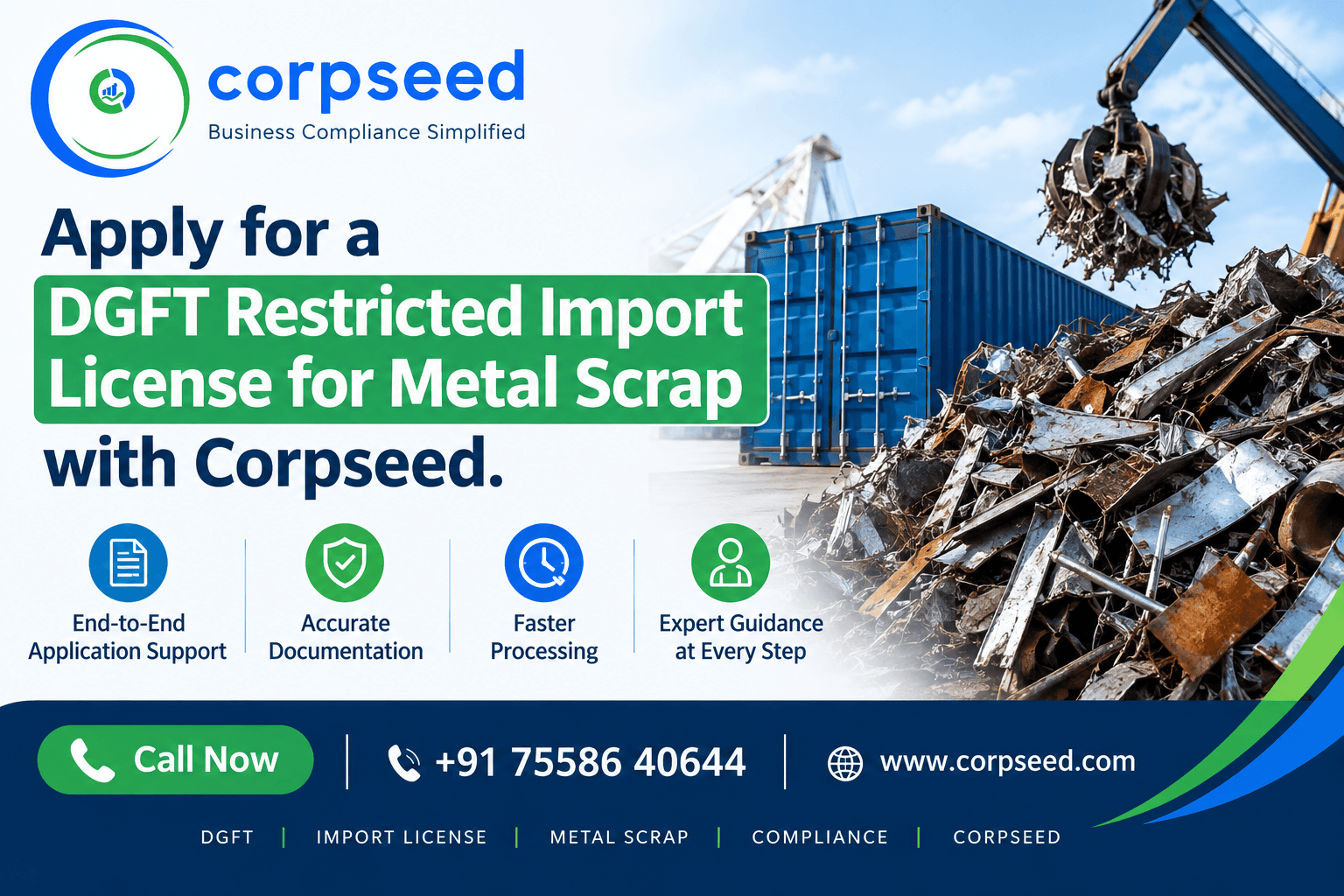 DGFT Restricted Import License for Metal Scrap