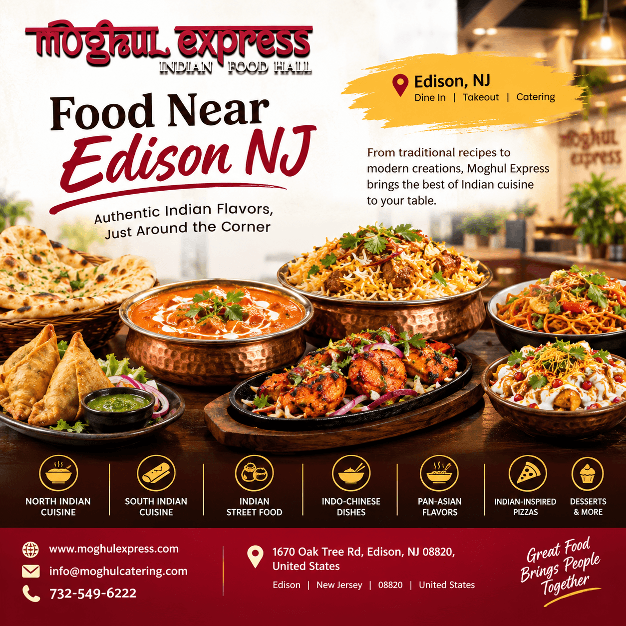 Enjoy Indian Street Food and More Near Edison NJ