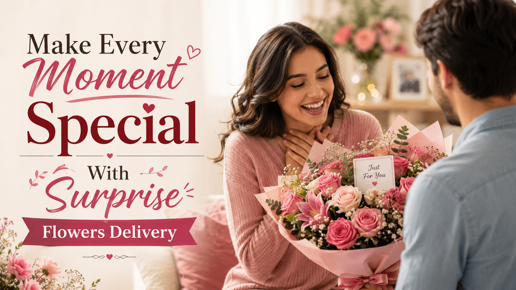 Make Every Moment Special With Surprise Flowers Delivery