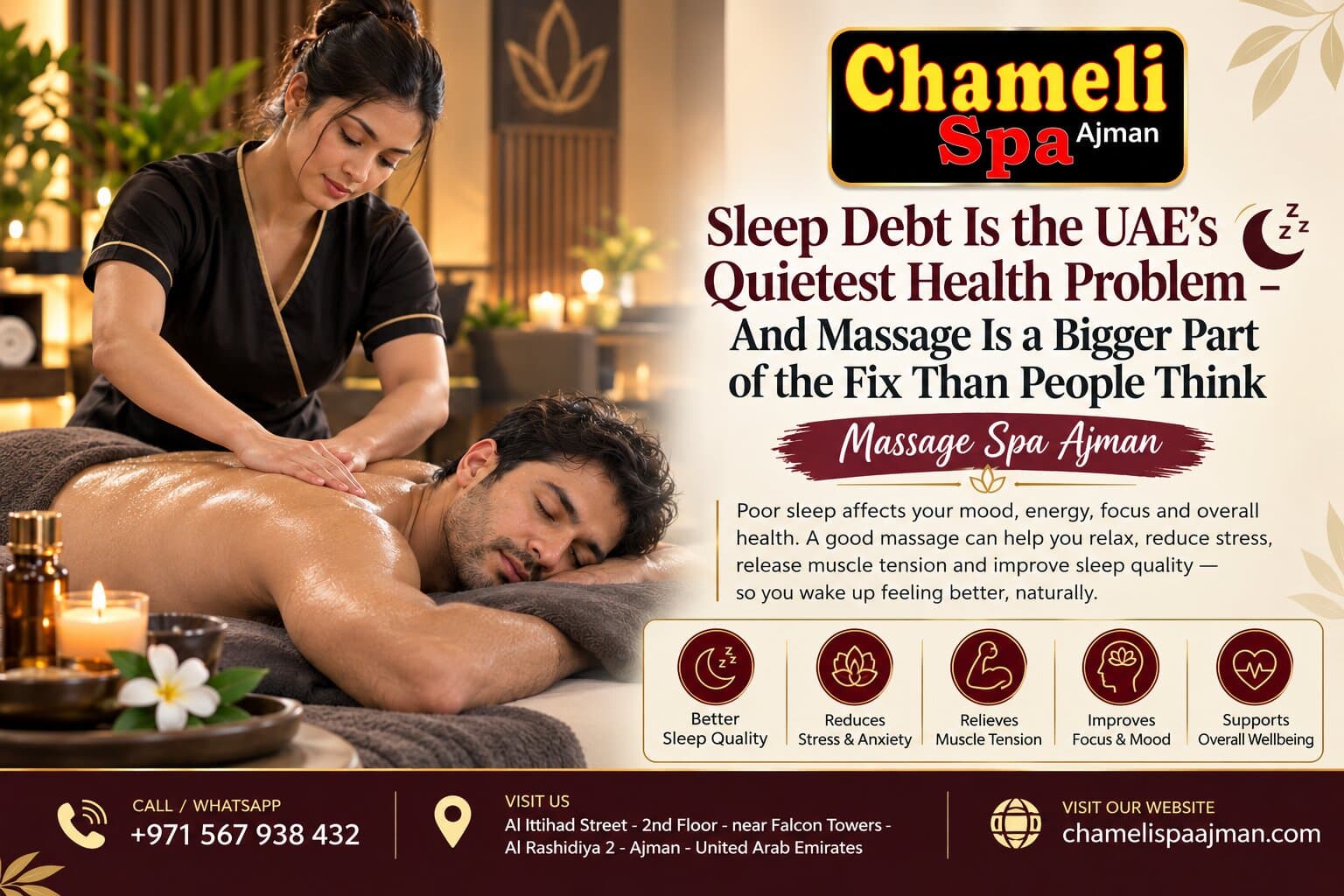 Sleep Debt Is the UAE's Quietest Health Problem - And Massage Is a Bigger Part of the Fix Than People Think
