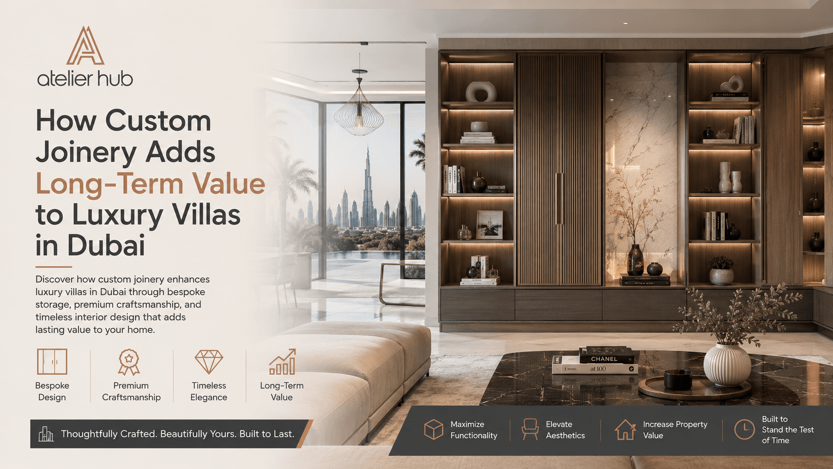 How Custom Joinery Adds Long-Term Value to Luxury Villas in Dubai