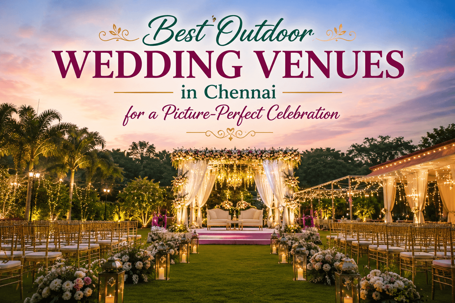 Best Outdoor Wedding Venues in Chennai for a Picture-Perfect Celebration