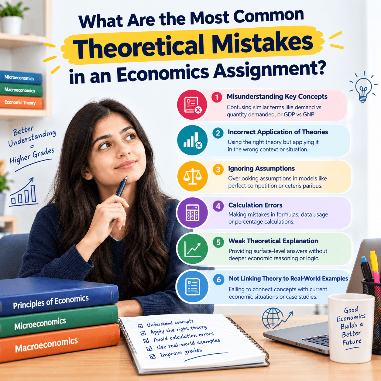 What Are the Most Common Theoretical Mistakes in an Economics Assignment?
